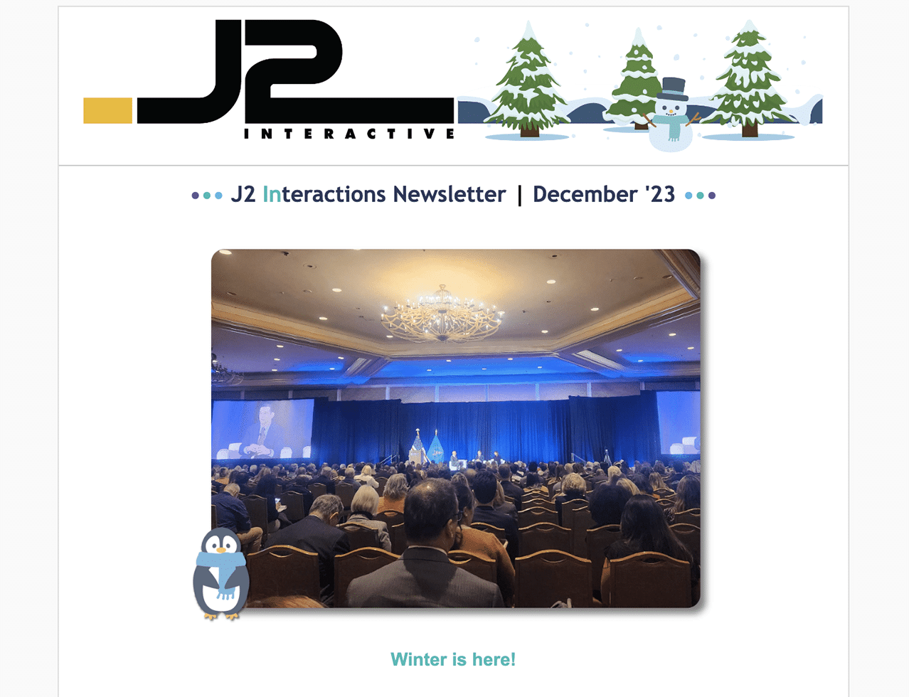 December 2023 J2 External Newsletter