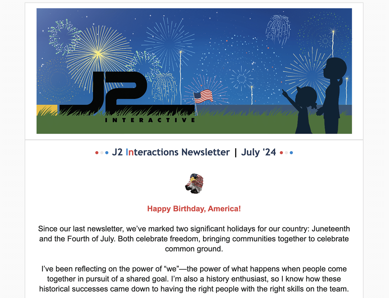 July 2024 J2 External Newsletter