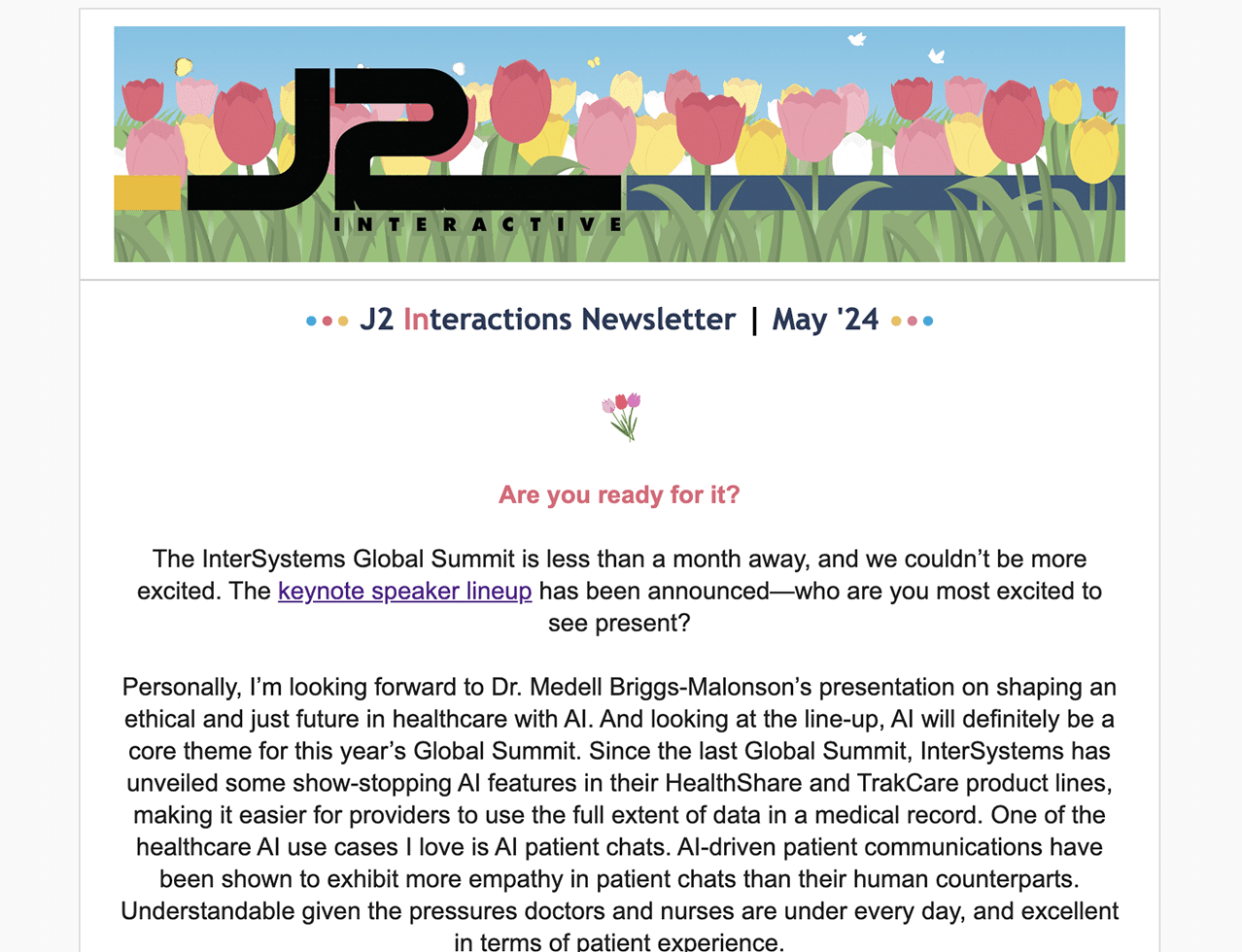 May 2024 J2 External Newsletter