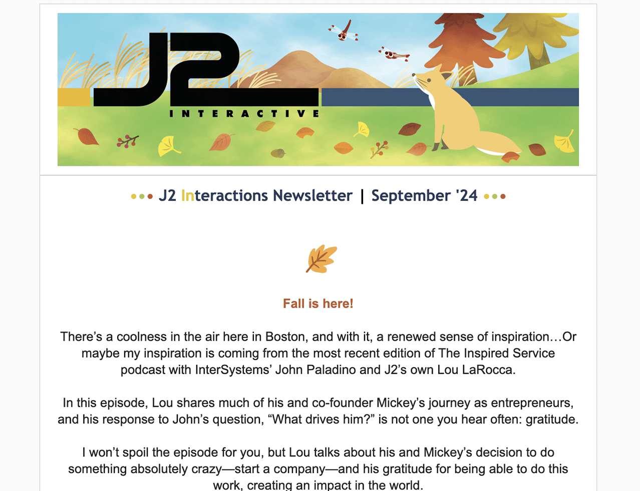 September 2024 J2 External Newsletter